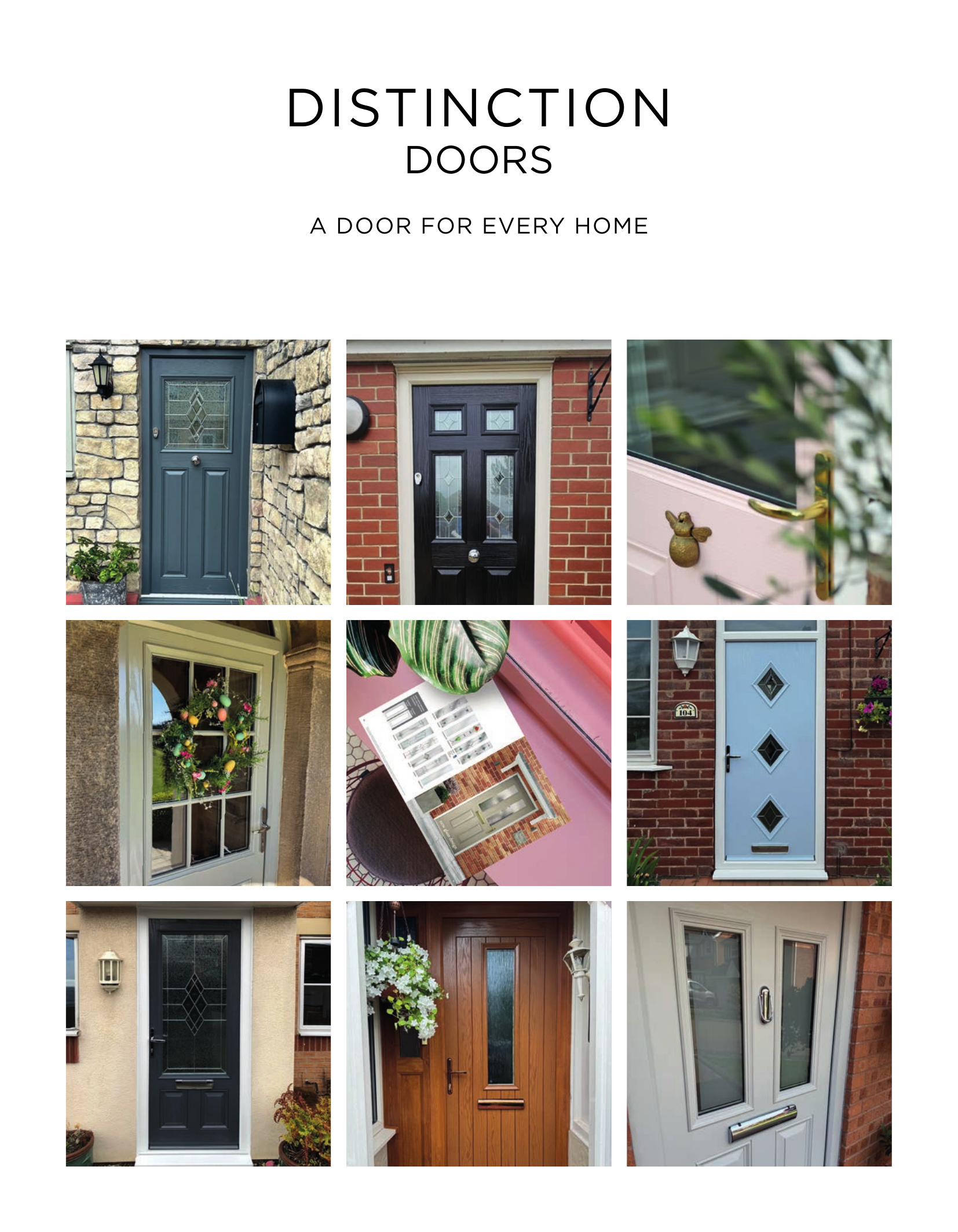 Distinction Doors Brochure